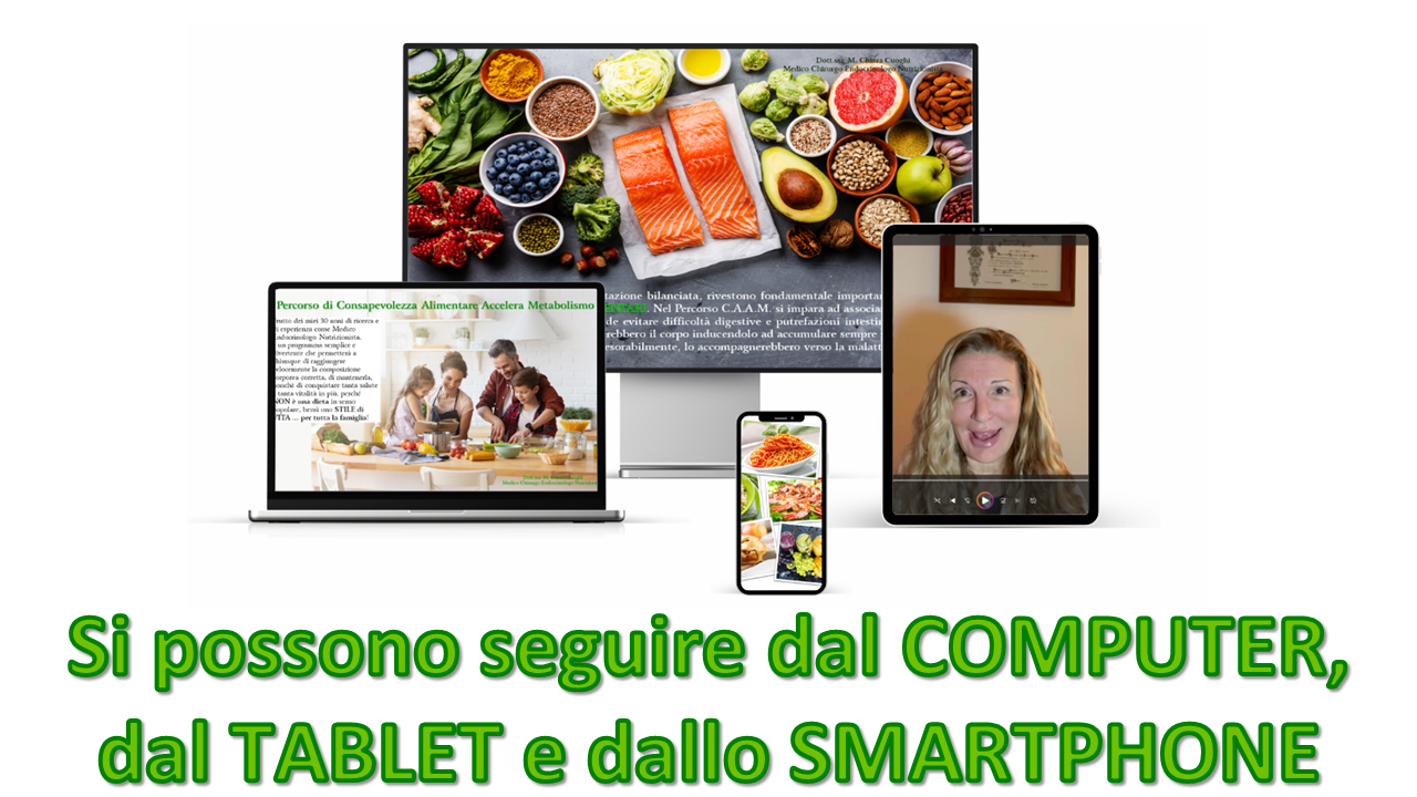 Corso accessibile da computer, tablet e smartphone